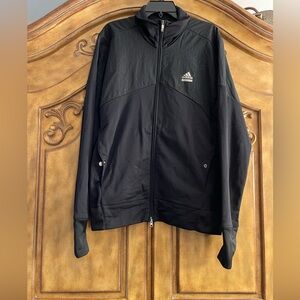Adidas Black Performance Jacket Lightweight Athletic Design